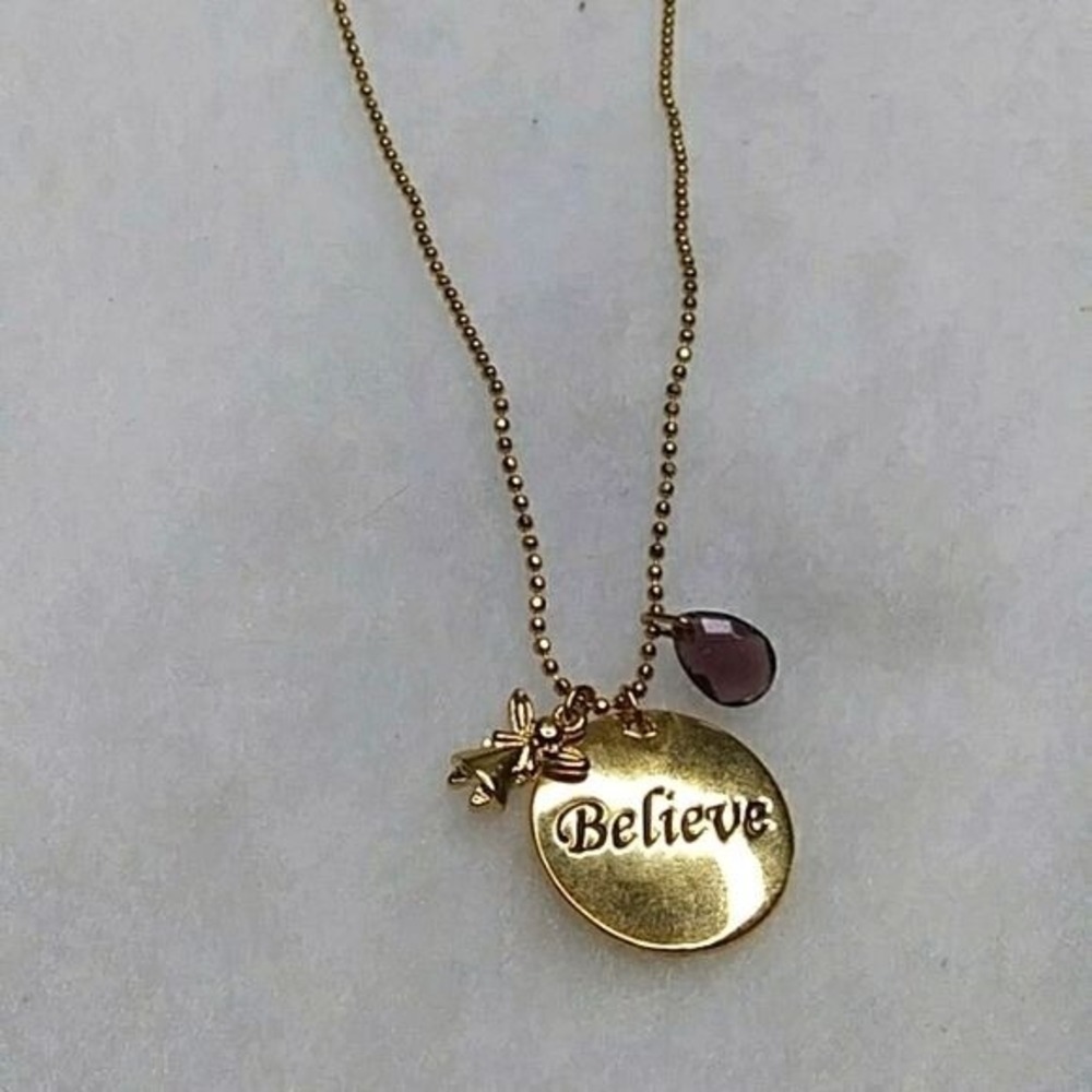 Avon double-sided Believe/Croire Necklace‎